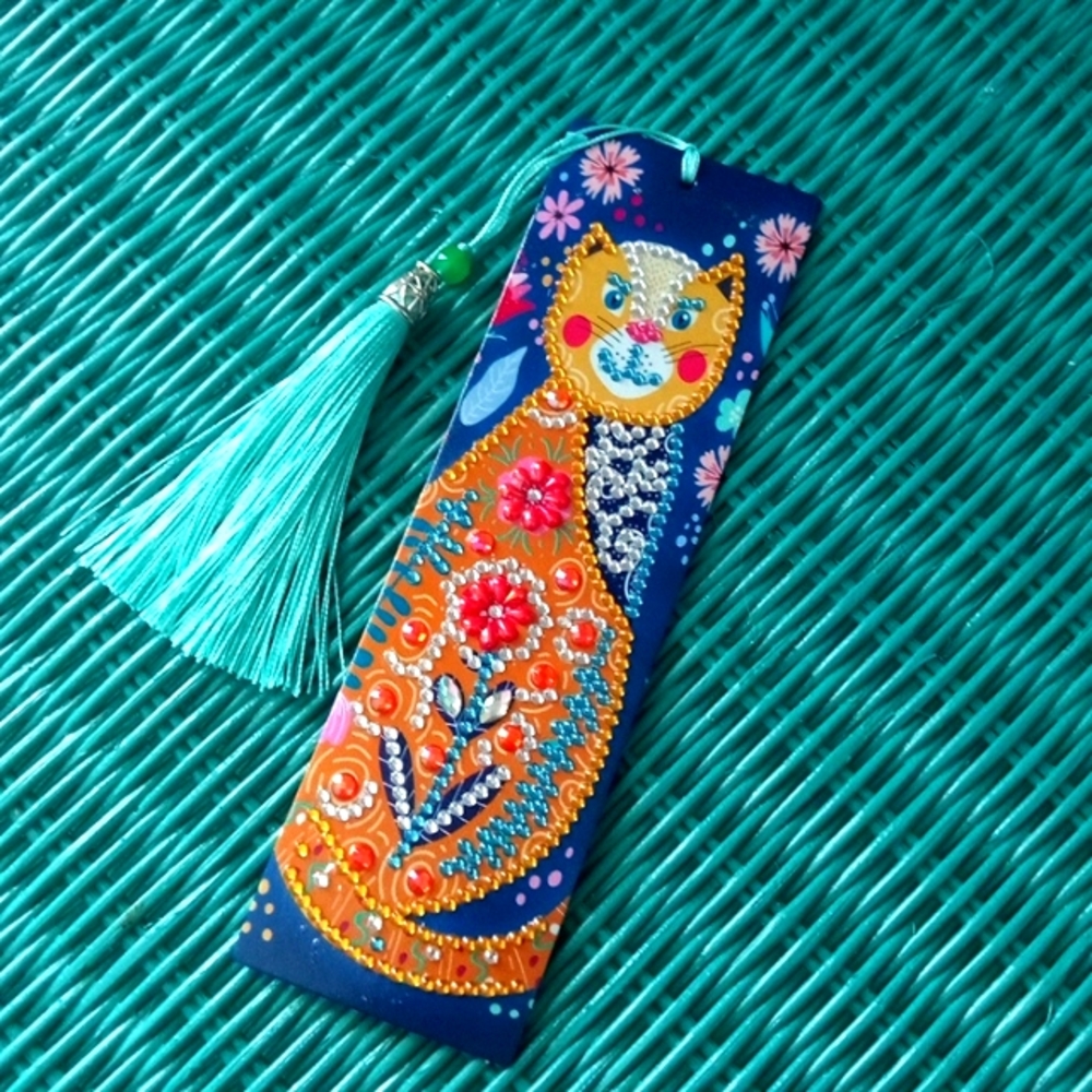 Handmade Cat Bookmark - Picture 2 of 2